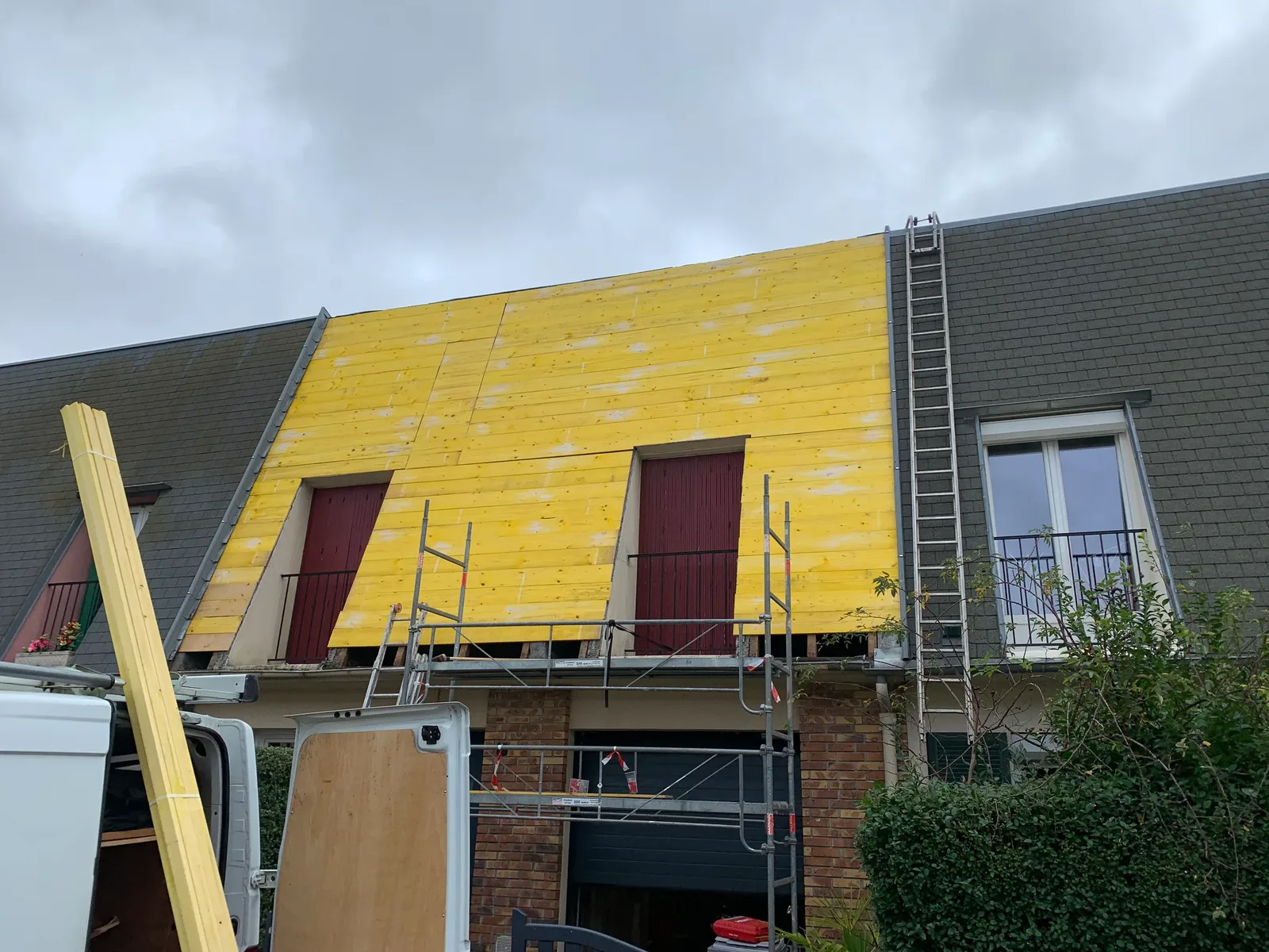 Intervention de dépannage sur une toiture dans les Yvelines