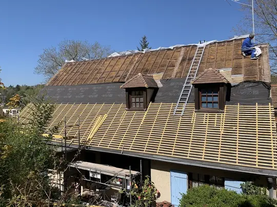 Chantier de couverture Reinard Rénov dans les Yvelines — réalisation 12